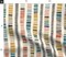 Colorful Mid Century Multi Colored Custom Printed Fabric by Spoonflower Various Fabrics by the Yard or Fat Quarter